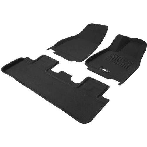 Weisshorn Tesla Model Y Rubber Mats Carpets Front Rear Set RHD 21-24 - Image 2