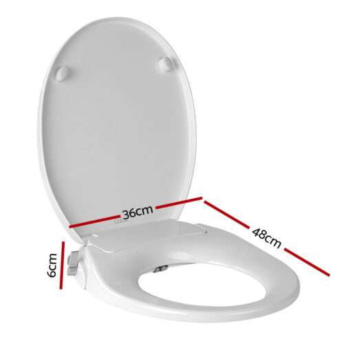 Cefito Non Electric Bidet Toilet Seat Cover Auto Water Spray Wash Knob Control - Image 2