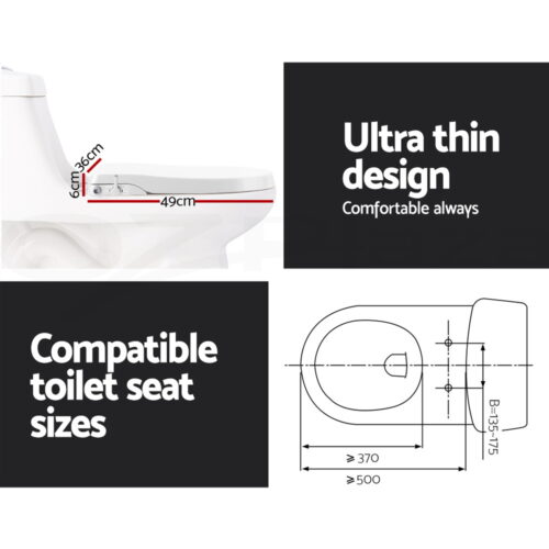 Cefito Non Electric Bidet Toilet Seat Cover Auto Smart Water Wash Dry - Image 7