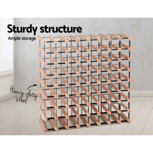 Artiss Wine Rack 72 Bottle - Image 4