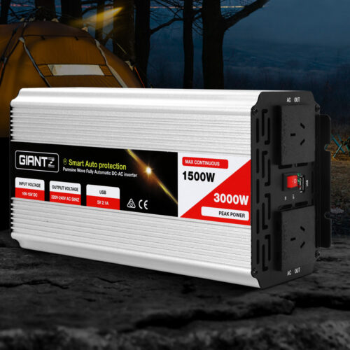 Giantz 1500W Puresine Wave DC-AC Power Inverter - Image 8