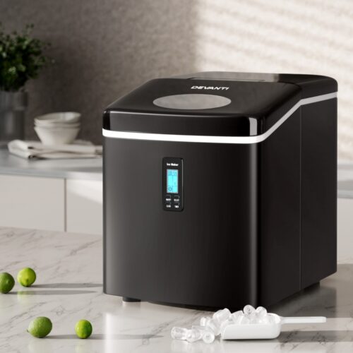 Devanti 15kg Ice Maker Machine Black - Image 8