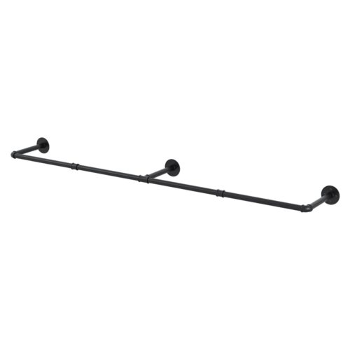 Artiss Clothes Rack Airer Floating Shelf Metal - Image 7