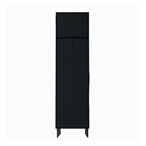 Artiss Large Portable Clothes Closet Wardrobe with Shelf Black - Image 5