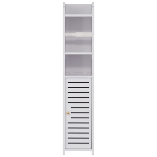 Artiss Bathroom Cabinet Toilet Roll Holder Tissue Organizer 3 Tier Floor Cabinet - Image 5