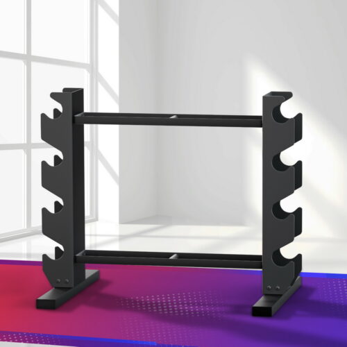 Everfit Dumbbells Rack Dumbbell Kettlebell Stand Home Gym Storage 200kg Capacity - Image 7