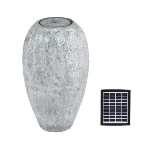 Gardeon Solar Fountain Water Feature Outdoor Fountain LED Lights Beige - Image 3