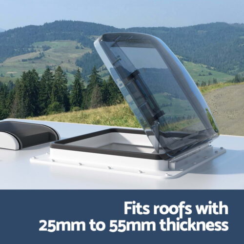 Weisshorn Caravan Roof Vent Air Exhaust Hatch RV Motorhome Camper White - Image 5