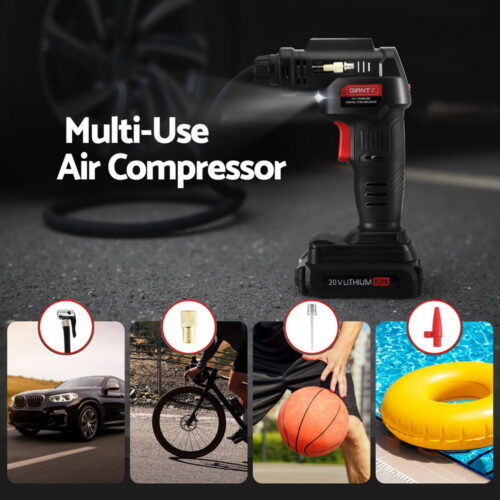 Giantz 20V Air Compressor 120PSI Electric Portable Air Inflator LED Light - Image 6
