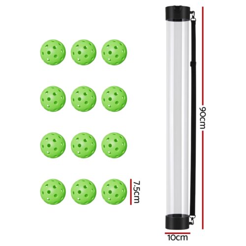Everfit 12PC Pickleball Collector Set Multi-Ball Retriever Portable Storage Adjustable Strap - Image 2