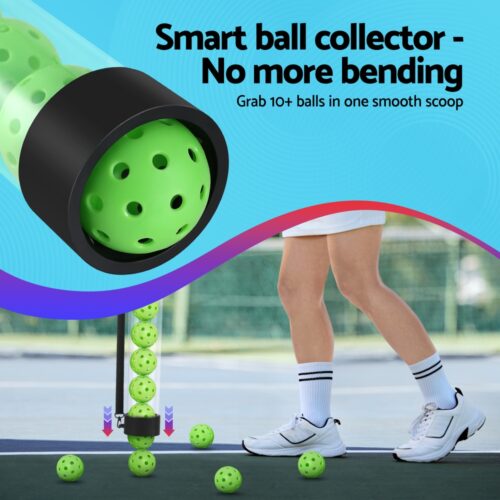 Everfit 12PC Pickleball Collector Set Multi-Ball Retriever Portable Storage Adjustable Strap - Image 5