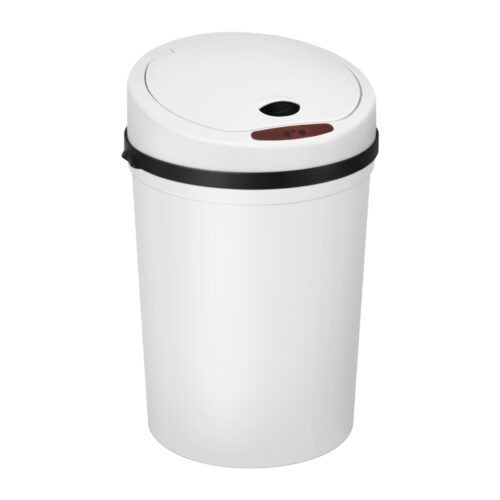 Devanti Sensor Bin Motion Rubbish Bins Kitchen Automatic Trash Can White 9L - Image 3