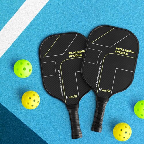 Everfit 2PCS Pickleball Paddles Set Outdoor Pickle Balls Rackets with Cover Bag Training - Image 7