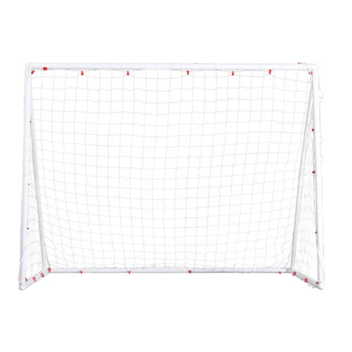 Everfit 8FT Soccer Football Goal Net UPVC Frame with PE Mesh Weatherproof Portable Goals for Backyard Training Competitive Play - Image 3