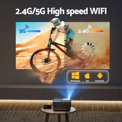 Devanti Video Project 4K 1080P Official Google TV 5G Wifi Home Cinema - Image 6