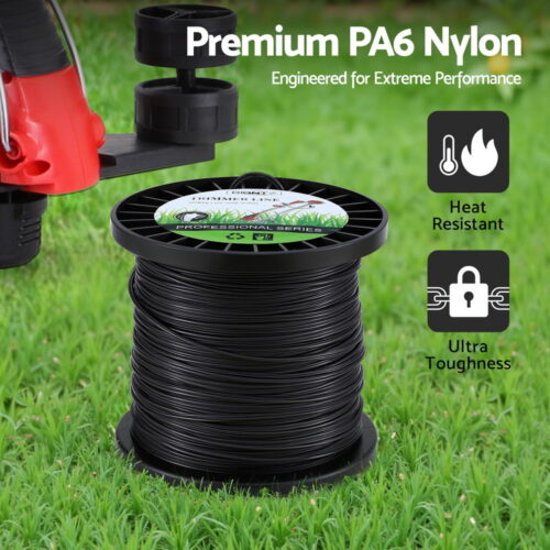 Giantz 100M Whipper Snipper Trimmer Line 2.4mm Star Nylon String Cord Black - Image 6