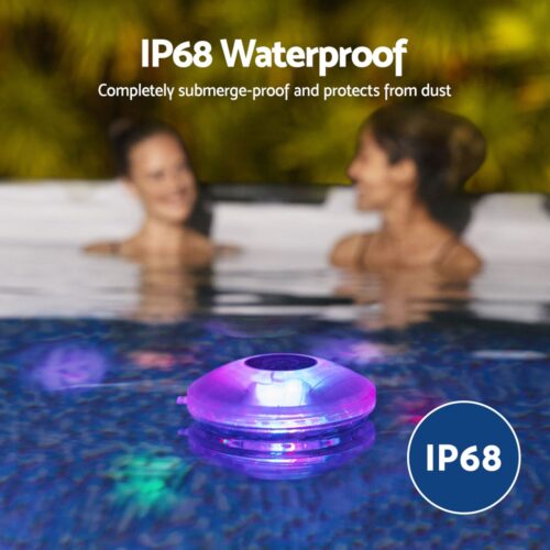 Bestway Pool Float Lamp LED Lights 7 Modes Multi Color Lamps For Pools - Image 5