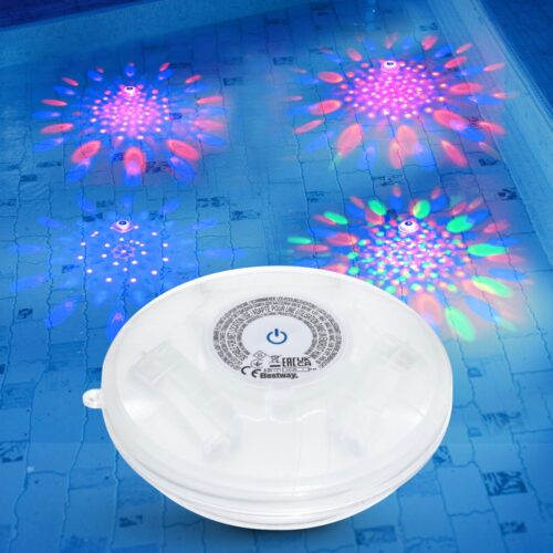 Bestway Pool Float Lamp LED Lights 7 Modes Multi Color Lamps For Pools - Image 7