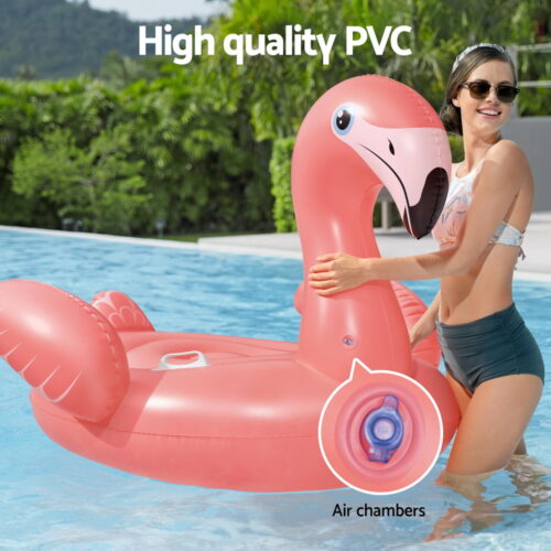 Bestway Flamingo Float Rider Inflatable Ride On Floating Pool Lounger 148x127CM - Image 4