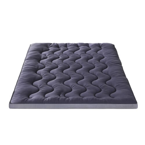 Giselle 5cm Mattress Topper Pillowtop toppers Bamboo Charcoal Double - Image 3