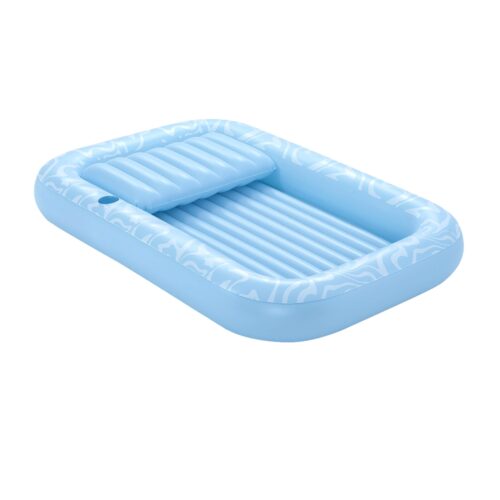 Bestway Float Floating Seat Pool Lounger Inflatable Lounge Chair Bed Pillow Cup Holder 2.03MX1.37M - Image 3