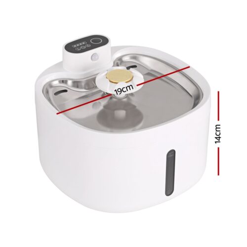 i.Pet Pet Water Fountain Feeder Dispenser Filter Dog Cat Drinking Automatic 2.6L - Image 2