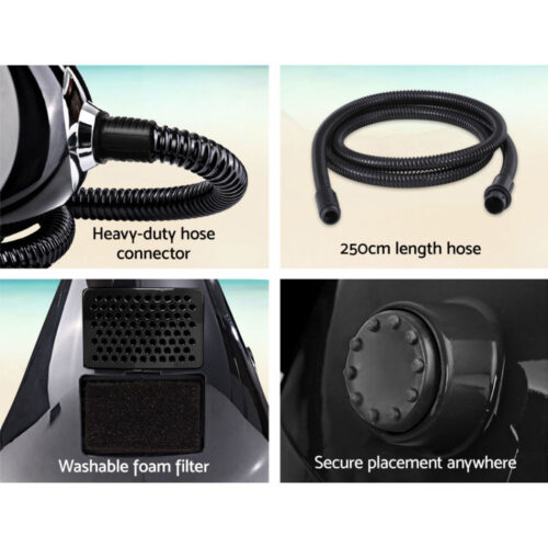 Professional Spray Tan Machine Sunless Tanning Gun Kit HVLP System Black - Image 5