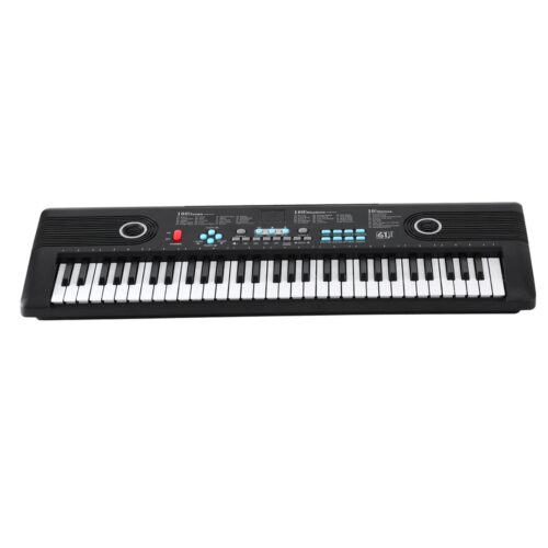 Alpha 61-Key Digital Piano Keyboard Electric Kids Gift Black - Image 3