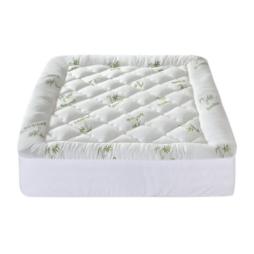 Giselle Mattress Topper 5cm Pillowtop toppers Bamboo Queen - Image 3