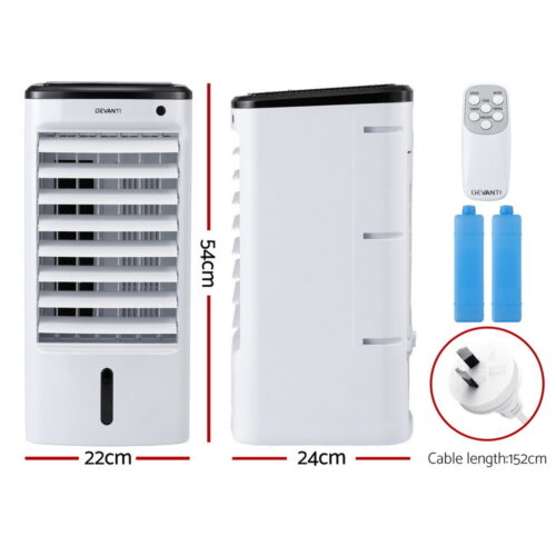 Devanti Evaporative Air Cooler Conditioner w/ Remote 4L - Image 2