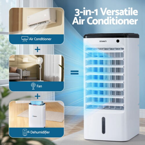 Devanti Evaporative Air Cooler Conditioner w/ Remote 4L - Image 4