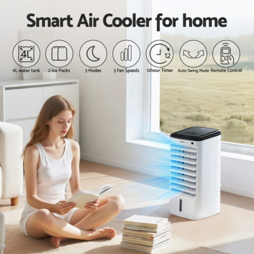 Devanti Evaporative Air Cooler Conditioner w/ Remote 4L - Image 5