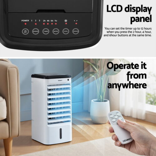 Devanti Evaporative Air Cooler Conditioner w/ Remote 4L - Image 6