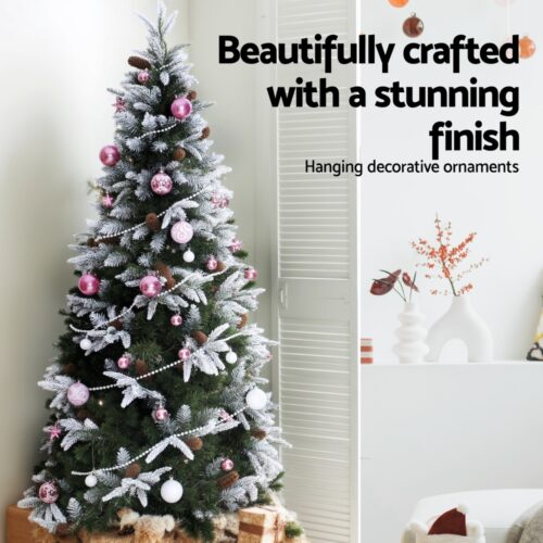 Jingle Jollys 33pcs Christmas Tree Decorations Set Baubles Ornaments Party Pink - Image 5