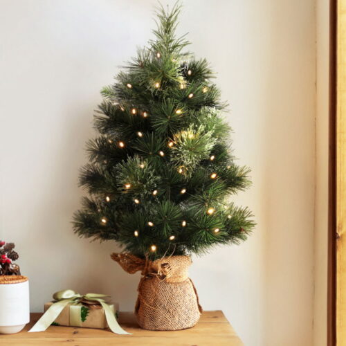Jingle Jollys Christmas Tree 60CM Mini Tabletop 8 Light Modes Timer Xmas Tree - Image 7
