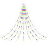 Jingle Jollys 3.8M Christmas Lights Waterfall String Light 340 LED