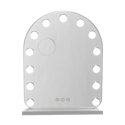 Embellir Makeup Mirror 40x50cm Dressing Vanity LED Bulb Light with 5x Magnification White Arch - Image 3