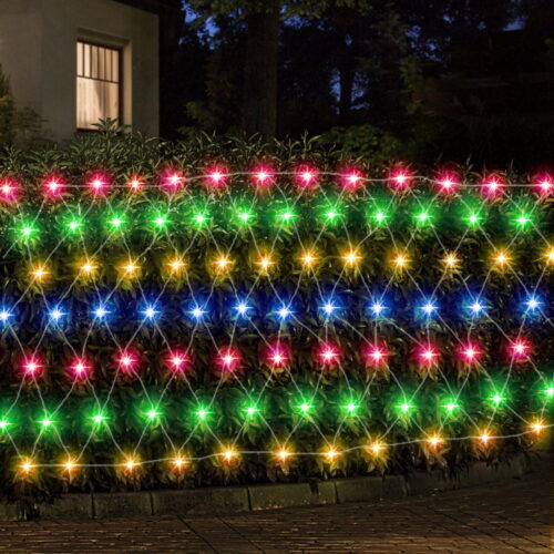 Jingle Jollys Christmas Lights 5Mx3M Net String Light 600 LED Colourful Beads - Image 7