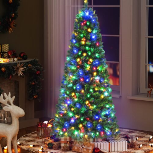 Jingle Jollys 1.8M Pre-lit Christmas Tree 8 Mode Multi Colour 200 LED Light Xmas - Image 7