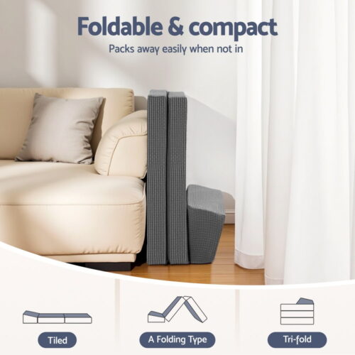 Giselle Foldable Mattress Folding Sofa Bed Trifold Sleeping Camping Cushion Mat - Image 6