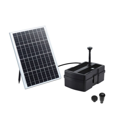 Gardeon Solar Submersible Water Pond Fountain Pump with Filter Box 6FT 1190L/H - Image 2