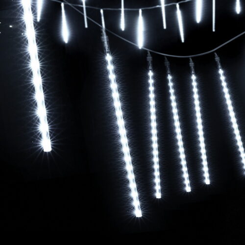 Jingle Jollys 7M Christmas Lights Shower Light 288 LED Icicle Falling Metor - Image 3