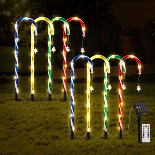 Jingle Jollys 8 PCS Christmas Lights Path Ground Light Garden Decorations 72 LED - Image 7
