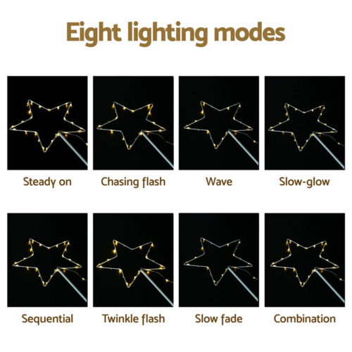 Jingle Jollys 4 PCS Christmas Lights Path Ground Light Garden Decorations 144 LED - Image 6