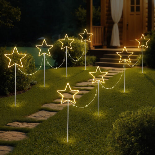Jingle Jollys 4 PCS Christmas Lights Path Ground Light Garden Decorations 144 LED - Image 7