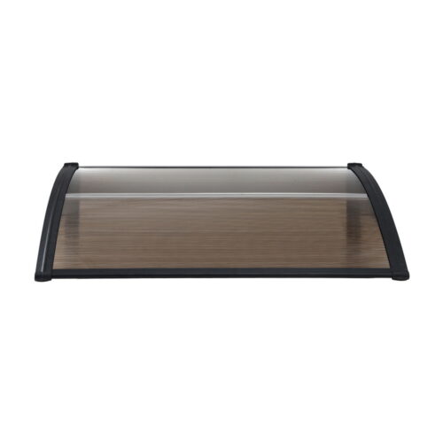 Instahut Window Door Awning 0.8mx1m Brown - Image 3