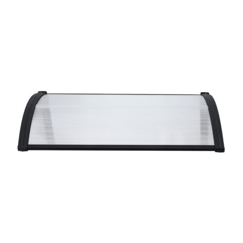 Instahut Window Door Awning 0.8mx1m Transparent - Image 3