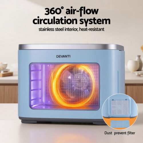Devanti 5 Trays Food Dehydrator Mini Fruit Dryer 500W - Image 6