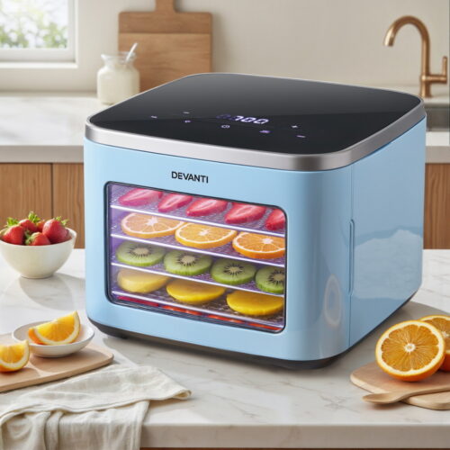 Devanti 5 Trays Food Dehydrator Mini Fruit Dryer 500W - Image 7