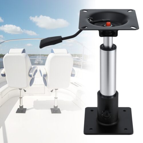 Seamanship Boat Seat Pedestal 34-46cm Adjustable Gas Lift 360 Degrees Swivel - Image 7